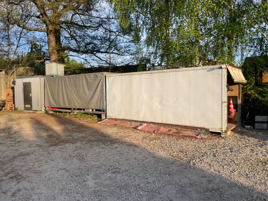 Kontener magazyn zabudowa z ciężarówki 6m