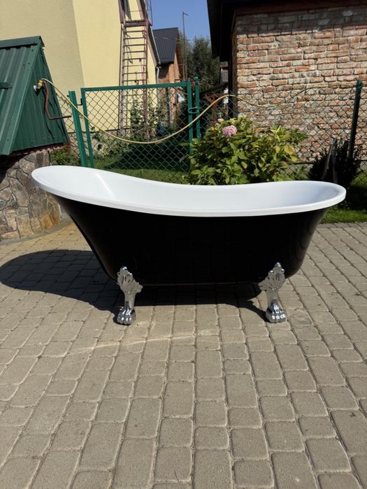 Ванна на левових лапах 161 см ретро ванна (00207+)