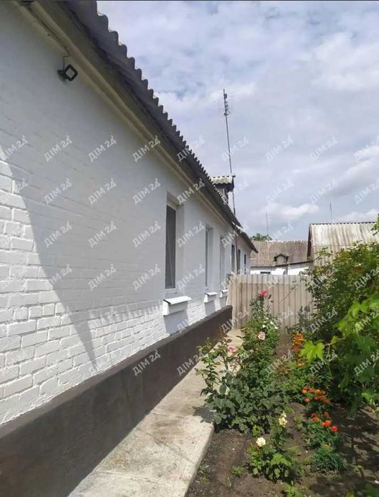 Затишна  частина будинку в селі Степне Полтавського району