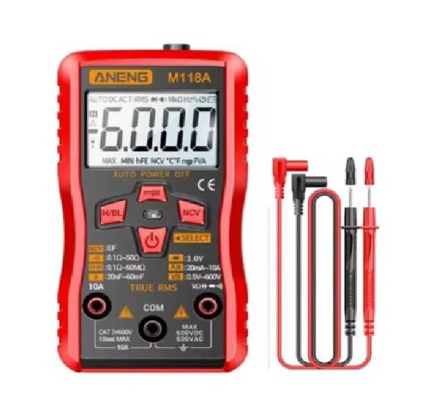 Multimetr miernik tester automatyczny Aneng M118A latarka