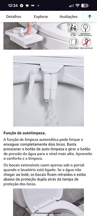 Jatos Bidé para sanita