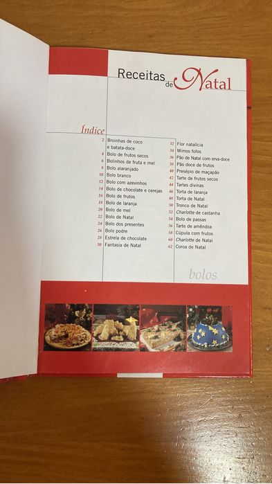 Livros “Receitas de Natal”