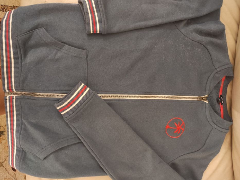Blue Zip-Up Jacket