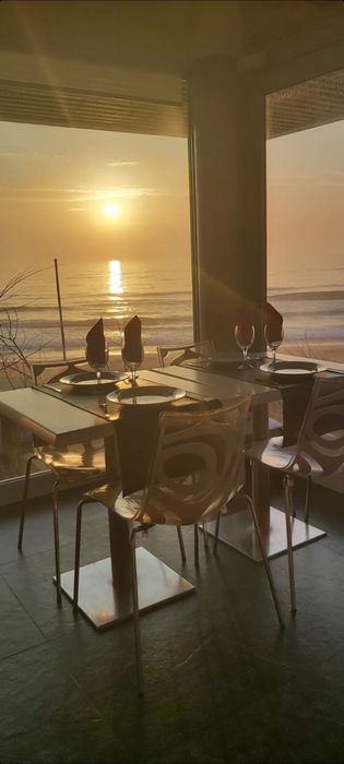 Restaurante em plena praia