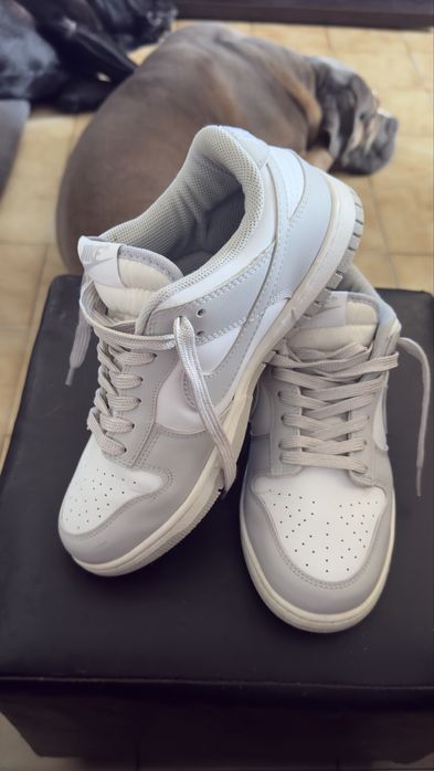 Nike Dunk Low Cinza/Branco