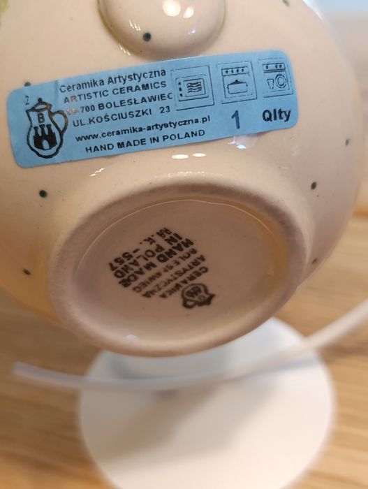 Kubek ceramiczny czeski 300 ml Ceramika Artystyczna Bolesławiec