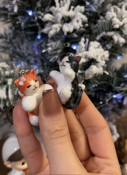 Магнітні брелки-котики [Ручна робота]