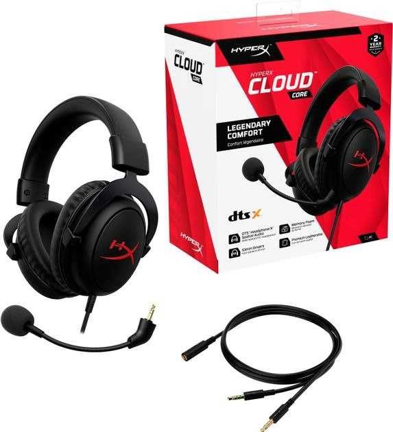Навушники HyperX Cloud Core DTS Black
