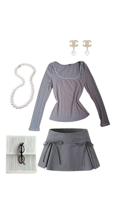 Bluzka w kolorze brudnego różu z perełkami