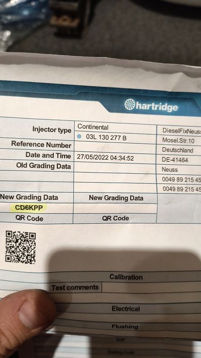 Форсунка паливна 03l130277b Continental/Siemens