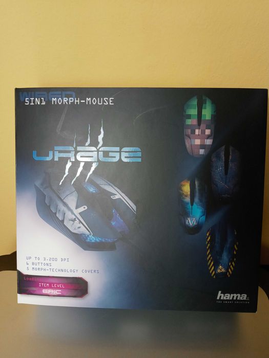 Mysz gamingowa Hama uRage Morph z wymiennymi nakładkami