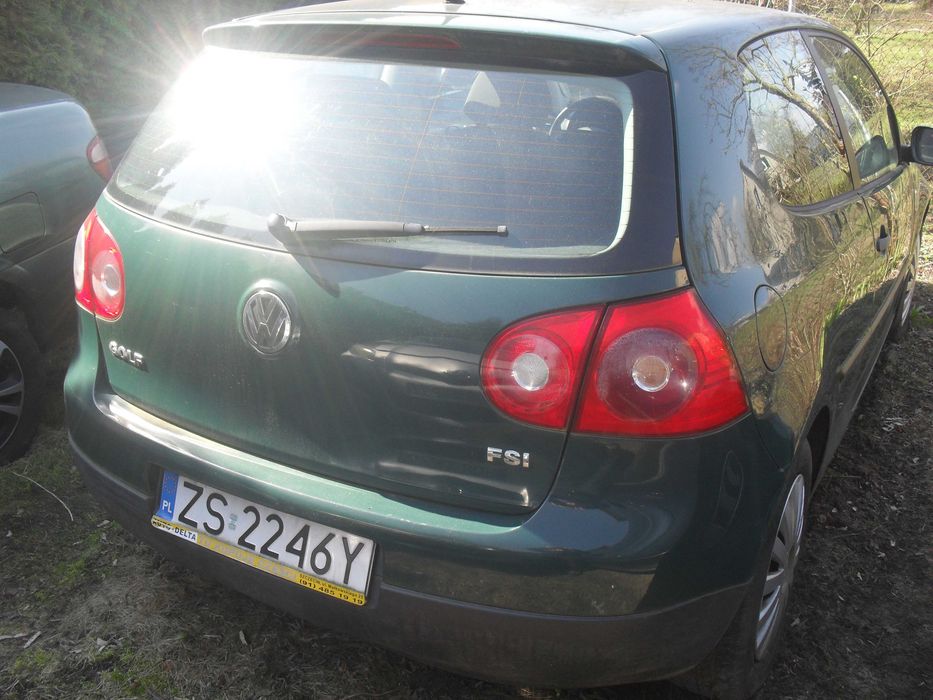 VW GOLF 5 1,4 BENZ. zarejestrowany Salon Polska I rej.2007 r.