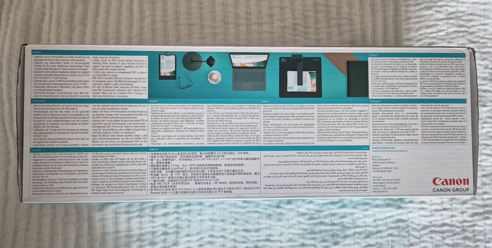 Scanner Iris Scan Desk 6 A4 da Canon