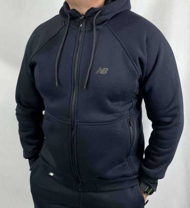 Мужской спортивный костюм New Balance зимний на флисе