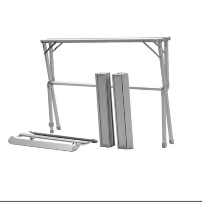 Stół campingowy 140x81x70 cm aluminiowy