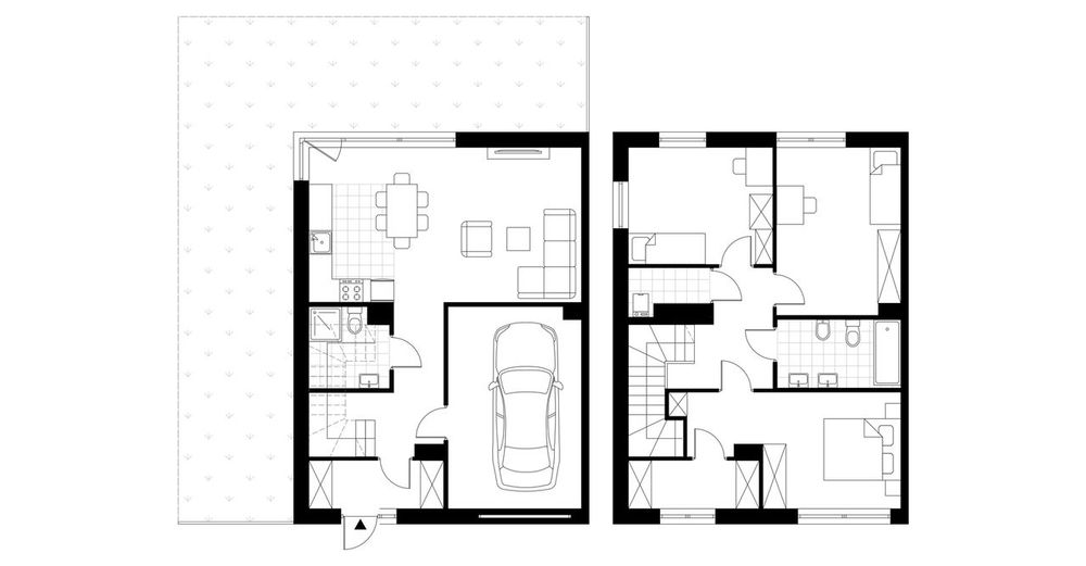 Smart dom: Ogród 425,8 m2, garaż, parking w cenie