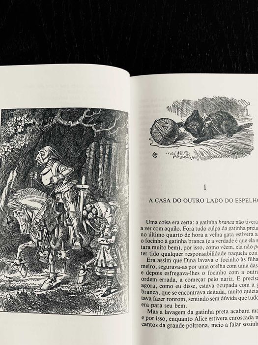 Alice do outro lado do espelho, Lewis Carroll (ilustrado John Tenniel)