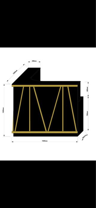 Ресепшн + LED підсвітка