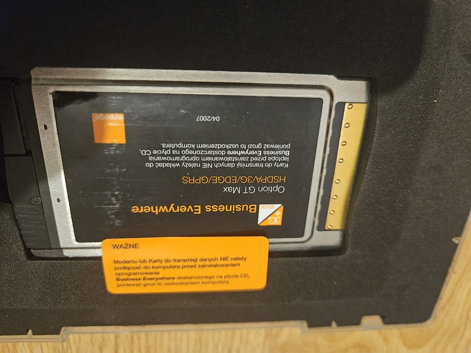 Pcmcia orange hsdpa 3g edge gprs