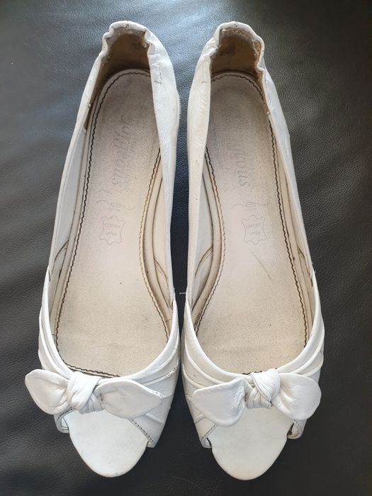 Espadryle biale piękne, rozmiar 39.