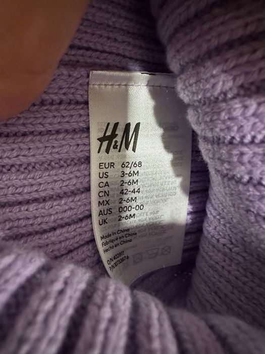 2 Gorros Lilás + Rosa  Novos H&M