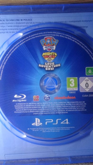 Gra Psi Patrol Kosmopieski ps4 playstation 4 lego minecraft rayman