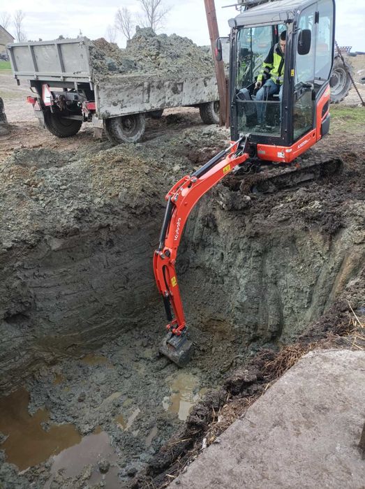 Usługi minikoparką