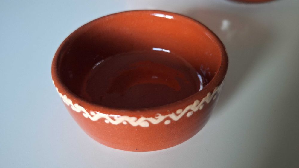 Taças para arroz doce tradicionais em barro