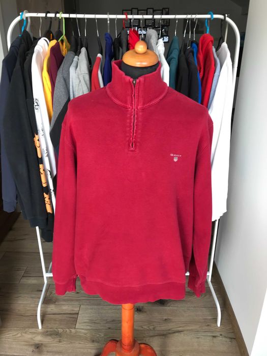 Sweter Gant half zip rozm. XL
