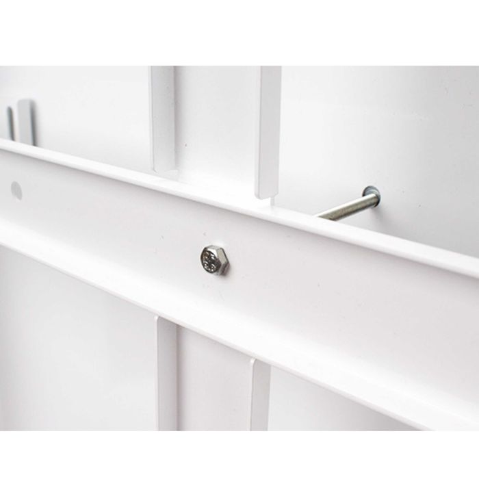 Skrzynka ze Stelażem Zapasu Kabla 60x60x10 cm Metalowa Biała Stalflex