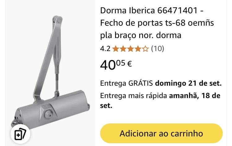 Mola para porta- da Dorma