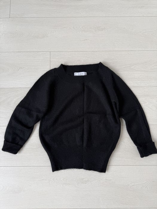 Zara czarny sweter r.S z angorą