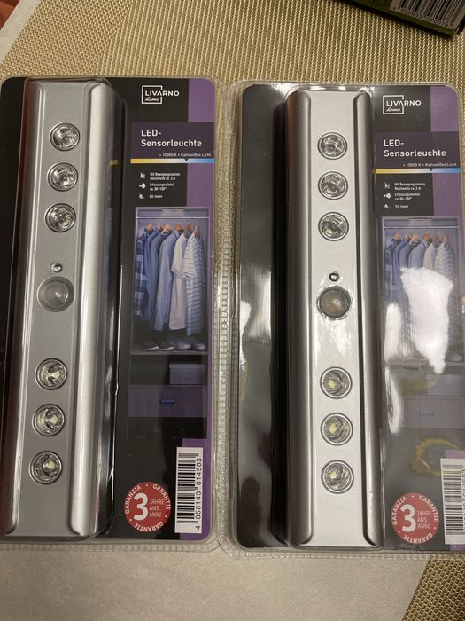 Сенсорный лед светильник в шкаф