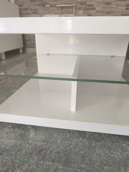 Mesa de centro da sala - branco - 120x60 altura 37cm