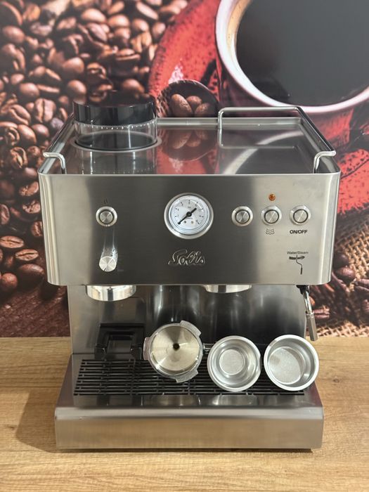 Kolbowy ekspres do kawy z mlynkiem SOLIS 1150 SWITZERLAND  gwarancja