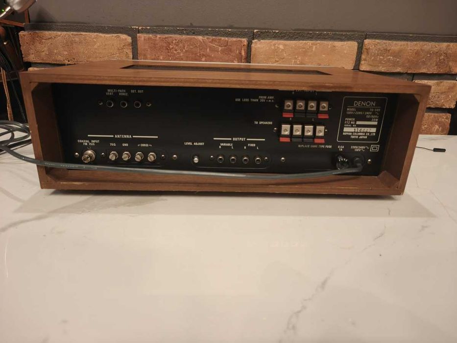 DENON TU-500 ! Unikatowy tuner VINTAGE ! Wycieraczki