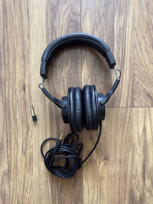 Słuchawki Audio-Technica ATH-M20X - jak nowe + adapter jack