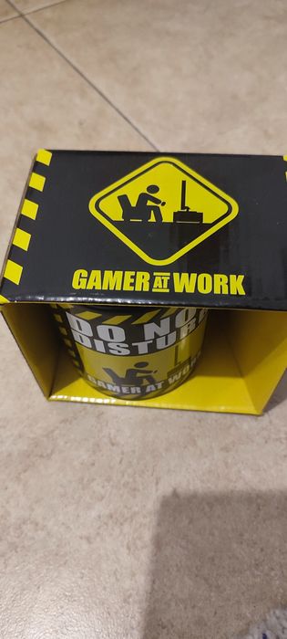 Caneca gamer at work
