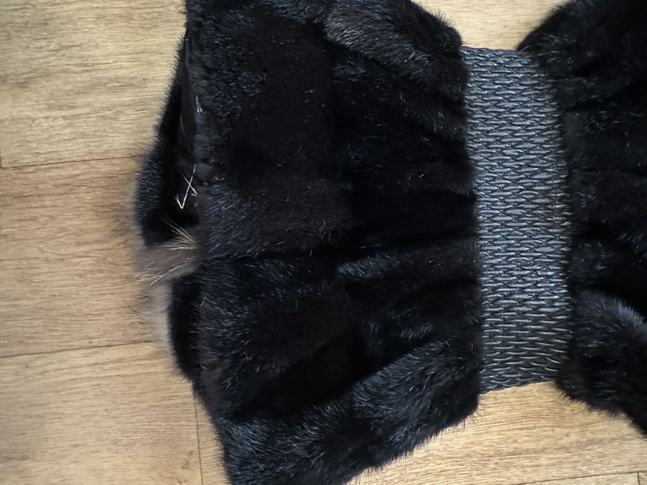 Жилетка жіноча хутро норка + чорнобурка