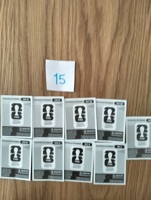 Cromos do mundial pacote de 8