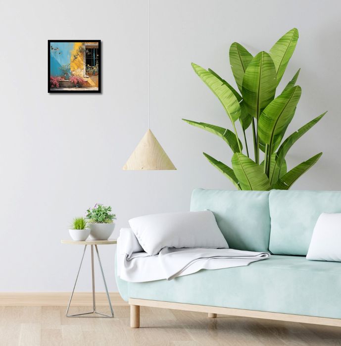 Plakat 30x30cm Słoneczna Ulica
