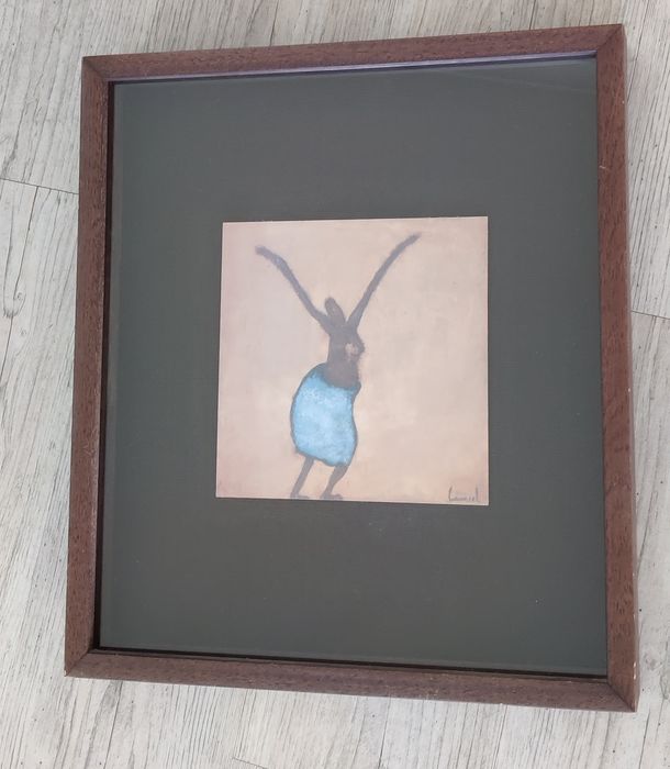 Quadro técnica mista comprado em galeria