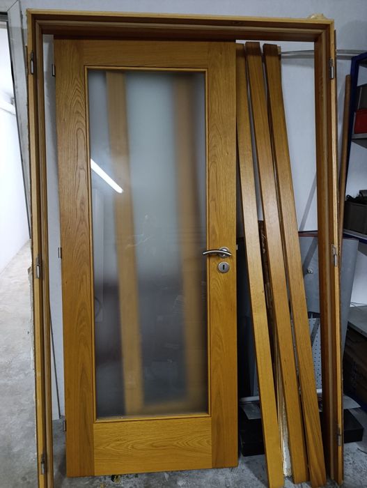 Porta em faia dupla imaculada