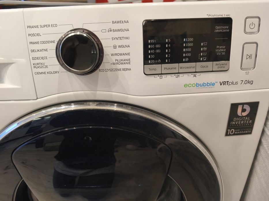 Pralka Samsung Eco Bubble slim VRT Plus 7 kg – AddWash