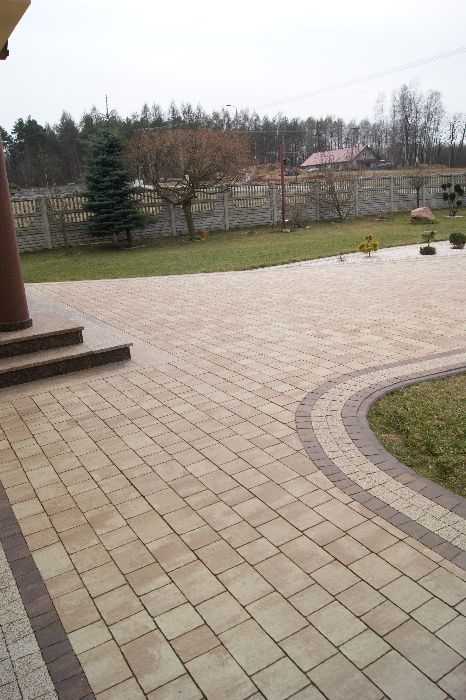 Kostka DEKORACYJNA brukowa chodnikowa AKROPOLIS mikrofaza