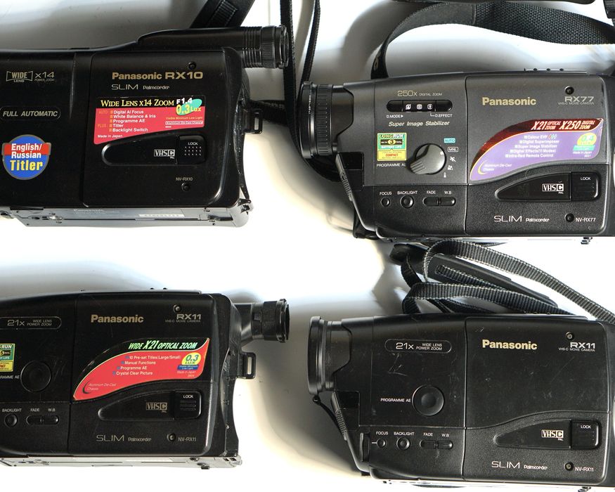 VHS-C Відеокамери Panasonic RX під відновлення, помилка F02