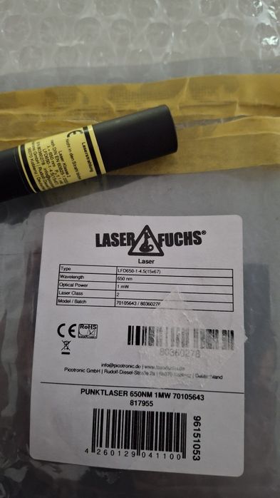 Laser Fuchs 650 nm 1mw