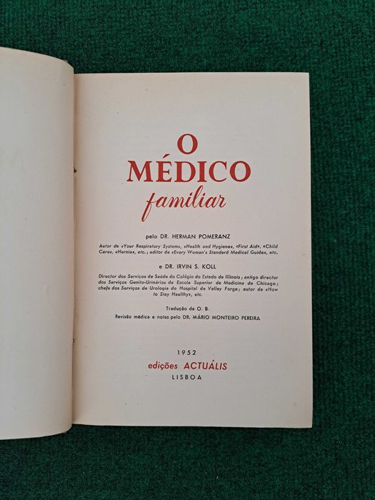 O Médico Familiar - Dr. Herman Pomeranz e Dr. Irvin S. Koll
