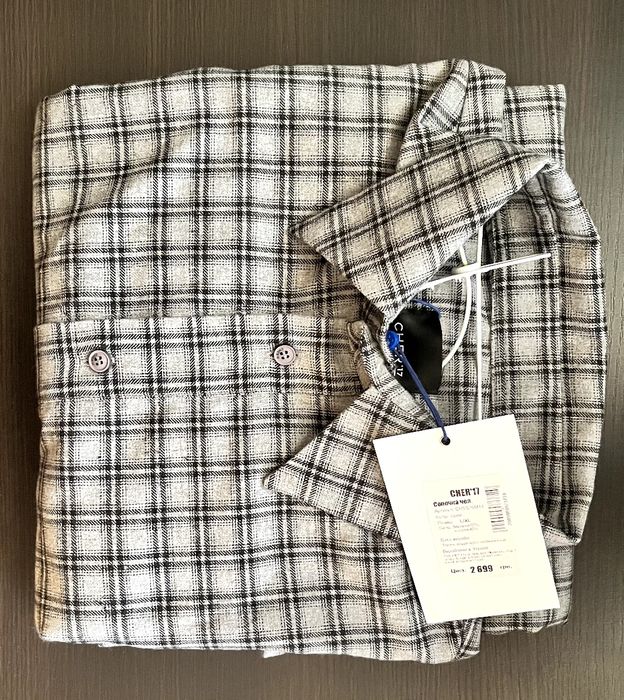 Сорочка чоловіча в клітинку