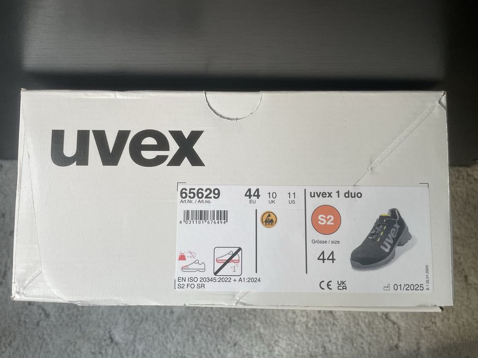 Uvex Nowe buty robocze nr.44